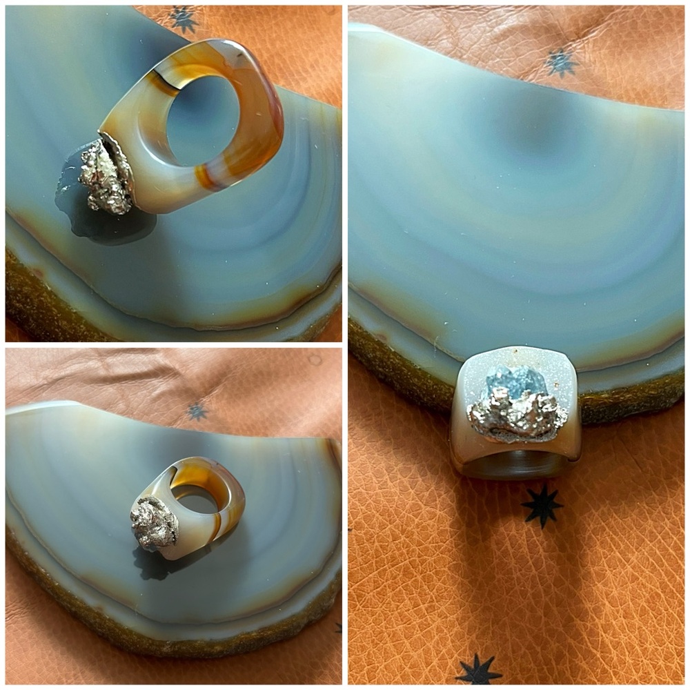 Unique Stone Women's Ring